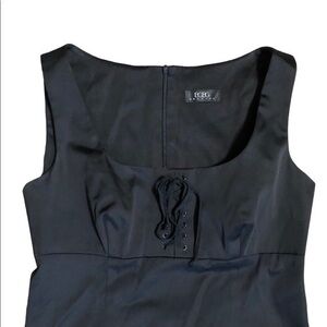 BCBG little black dress size 4, lace up look